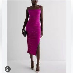 Express Elegant Ruched Dress Untagged but new